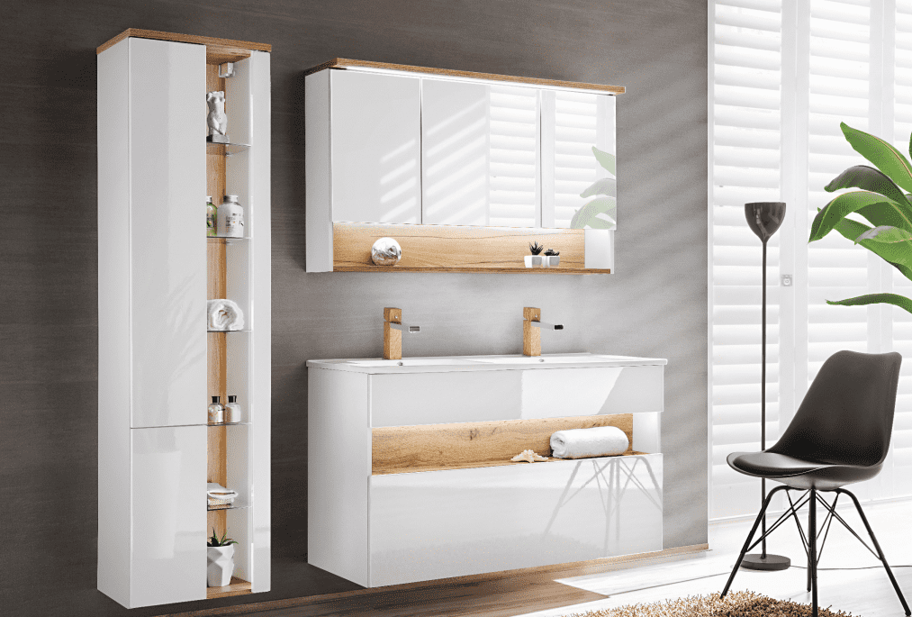 skrinky do kúpeľne BAHAMA WHITE